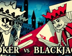 poker vs blackjack